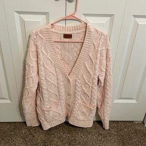 Light pink cardigan